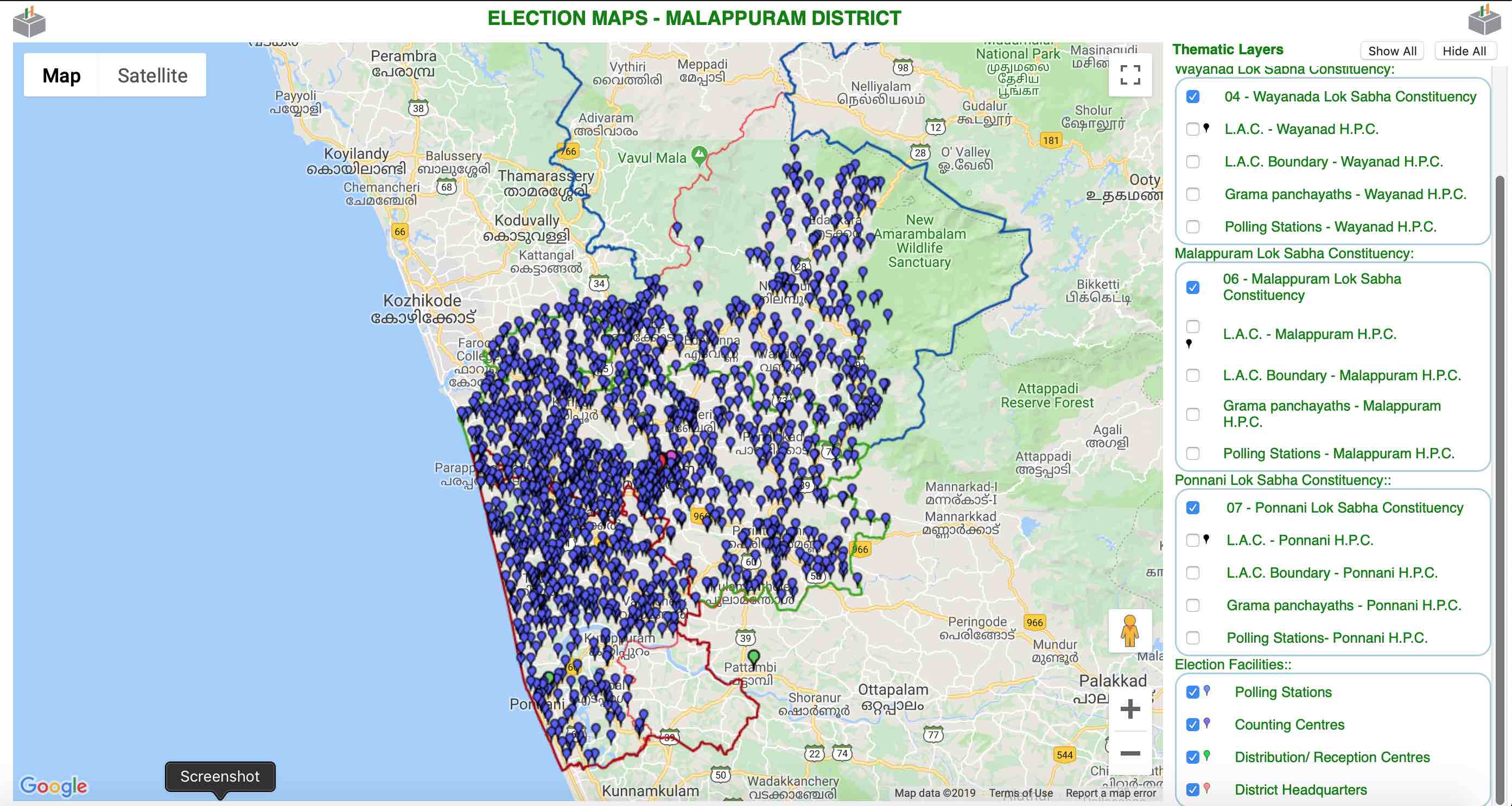 Election Map Portal
